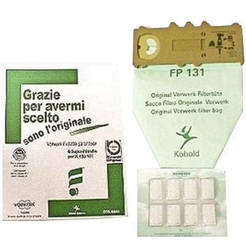 Confezione 6 Sacchetti e 6 profumini Dovina per Folletto VK 130 - VK 131