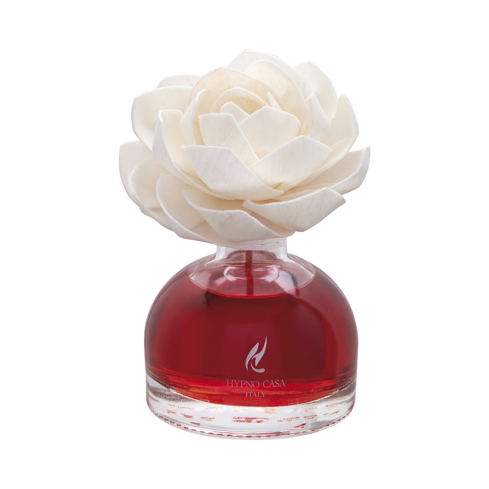 Profumatore ambiente con fiore 100 ml Rosso Divino