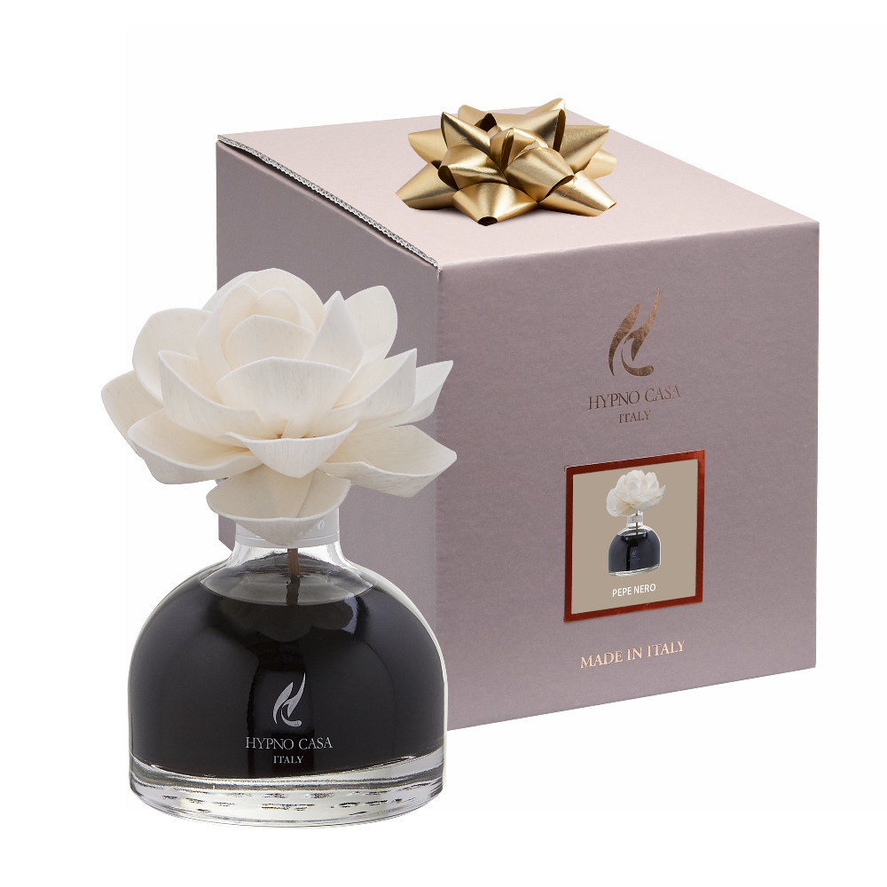 Profumatore ambiente con fiore Pepe nero 100 ml