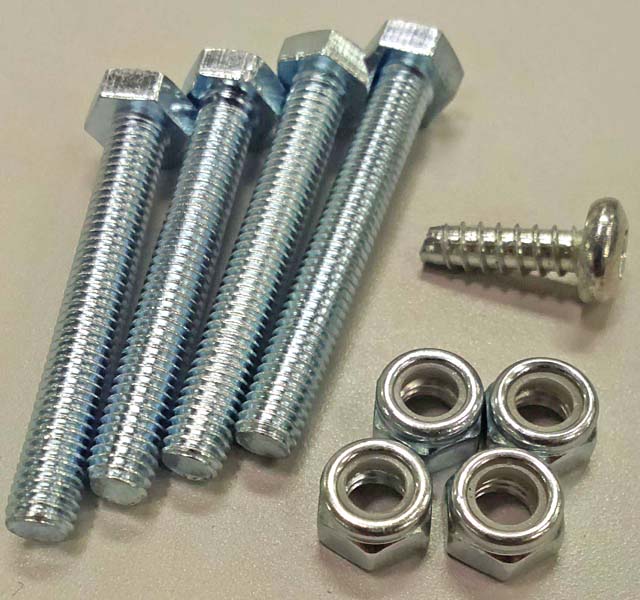 GEARBOX FIXING SCREW & NUT - 9PC KIT