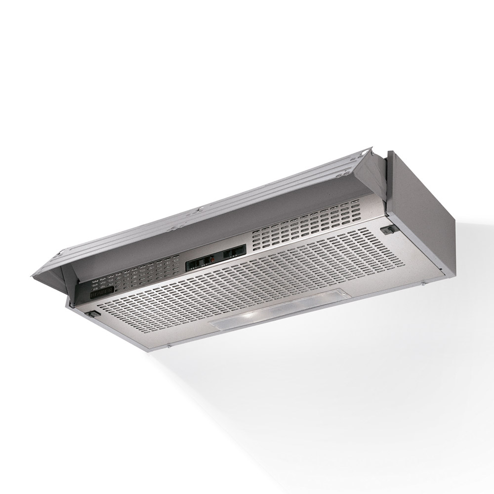 Cappa cucina incasso sottopensile Faber 152 grigia 90 cm