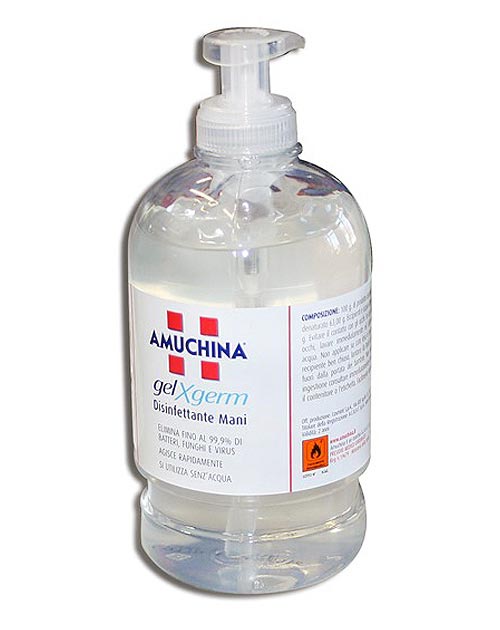 Gel Disinfettante Mani 500 ml.