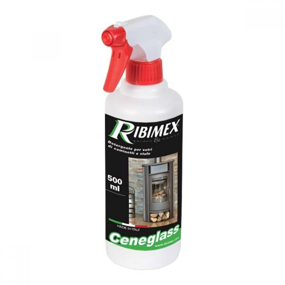 Detergente per vetri di stufe e caminetti 500 ml