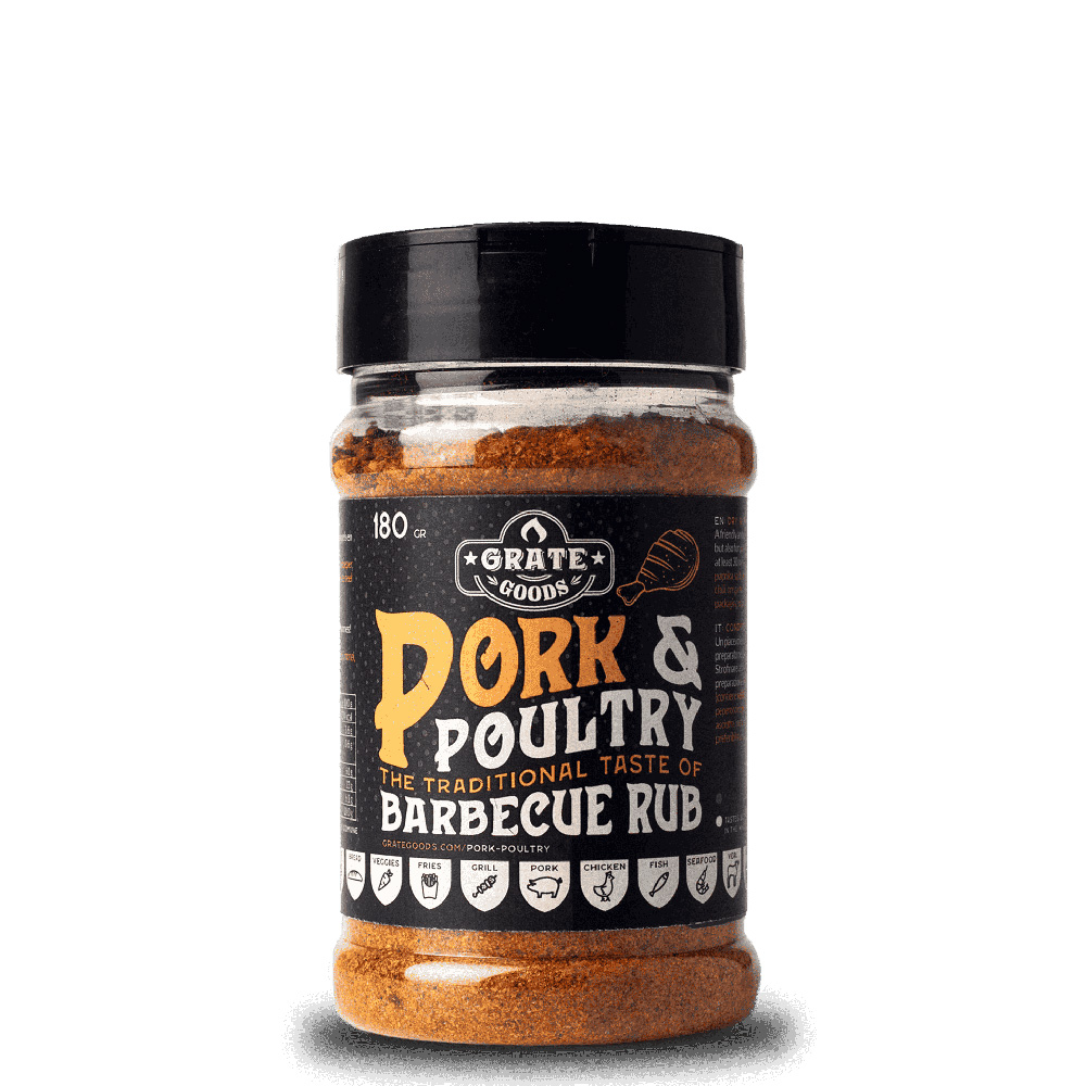 Rub Barbecue Pork & Poultry 180 gr Grate Goods