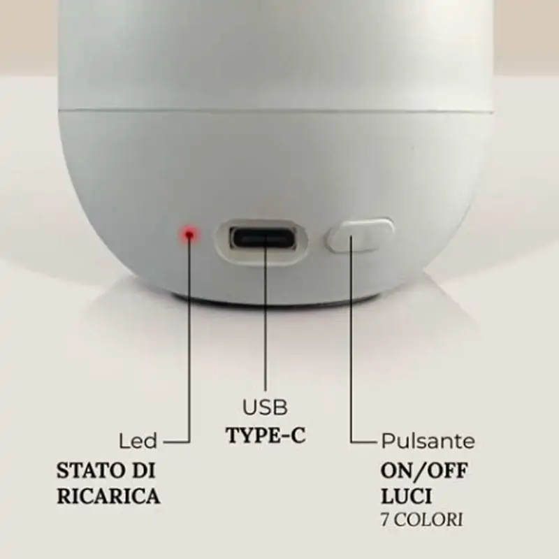 Profumatore ambiente elettrico Lux Essenzapura bianco e argento