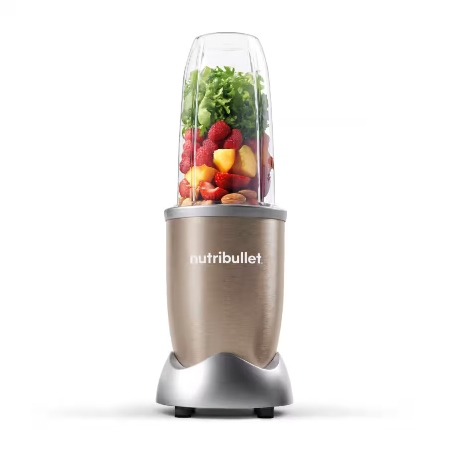 Nutribullet Pro 900 frullatore 900 W con 7 accessori champagne