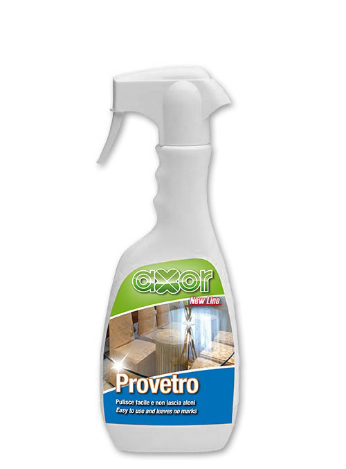 Provetro detergente speciale per i vetri da 500 ml.