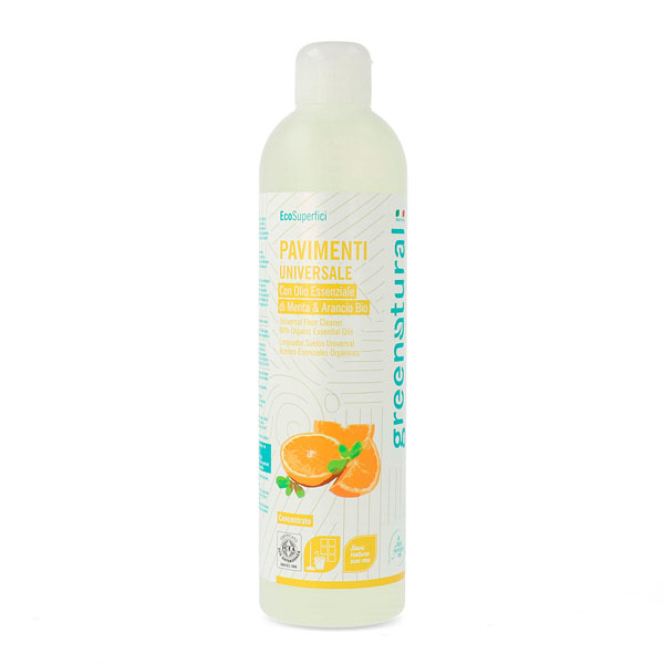 Detersivo pavimenti ecologico biologico arancio & menta 500 ml