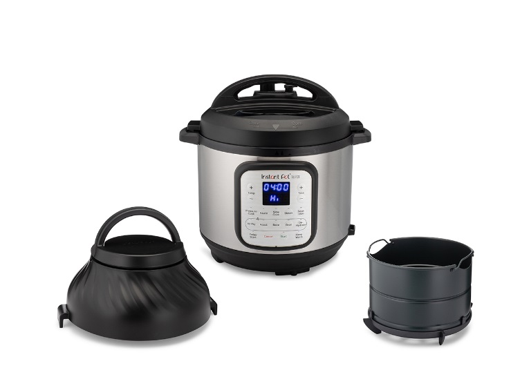 Pentola a pressione elettrica e friggitrice ad aria Instant Pot Duo Crisp 8 litri