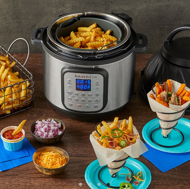 Pentola a pressione elettrica e friggitrice ad aria Instant Pot Duo Crisp 8 litri