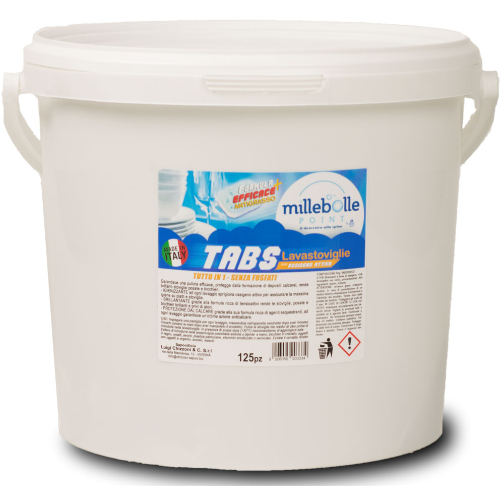 Millebolle tabs lavastoviglie 125 pz