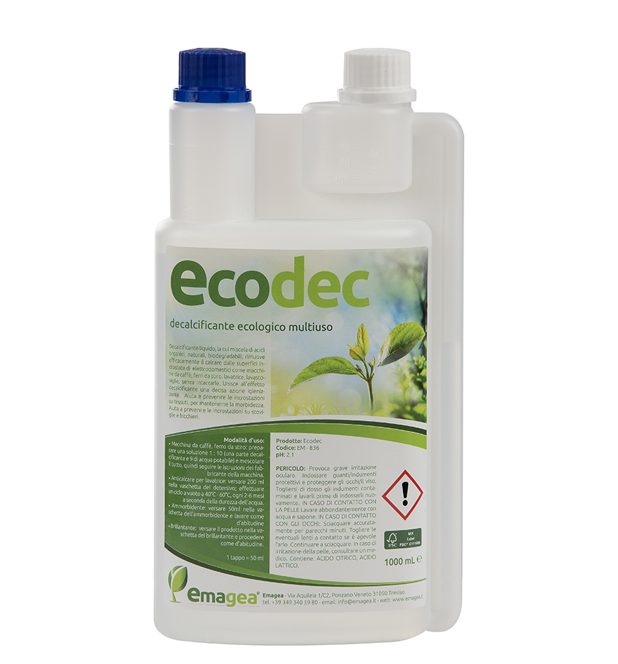 Ecodec decalcificante naturale emagea 1lt