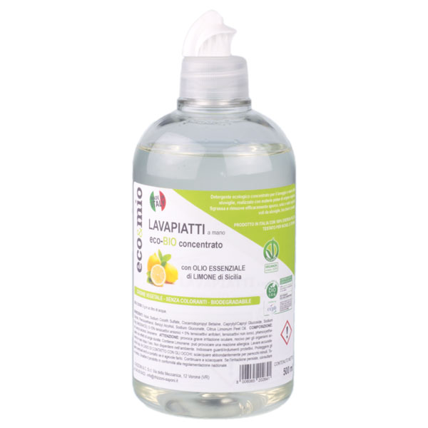 Lavapiatti a mano concentrato eco-bio 500 ml