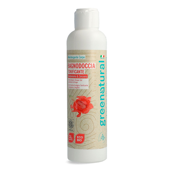 Bagnodoccia delicato eco-bio al Cardamomo e Zenzero 250 ml.