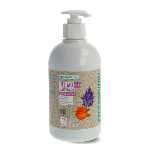 Detergente intimo eco-bio alla Calendula, Lavanda e Mirtillo 500 ml.