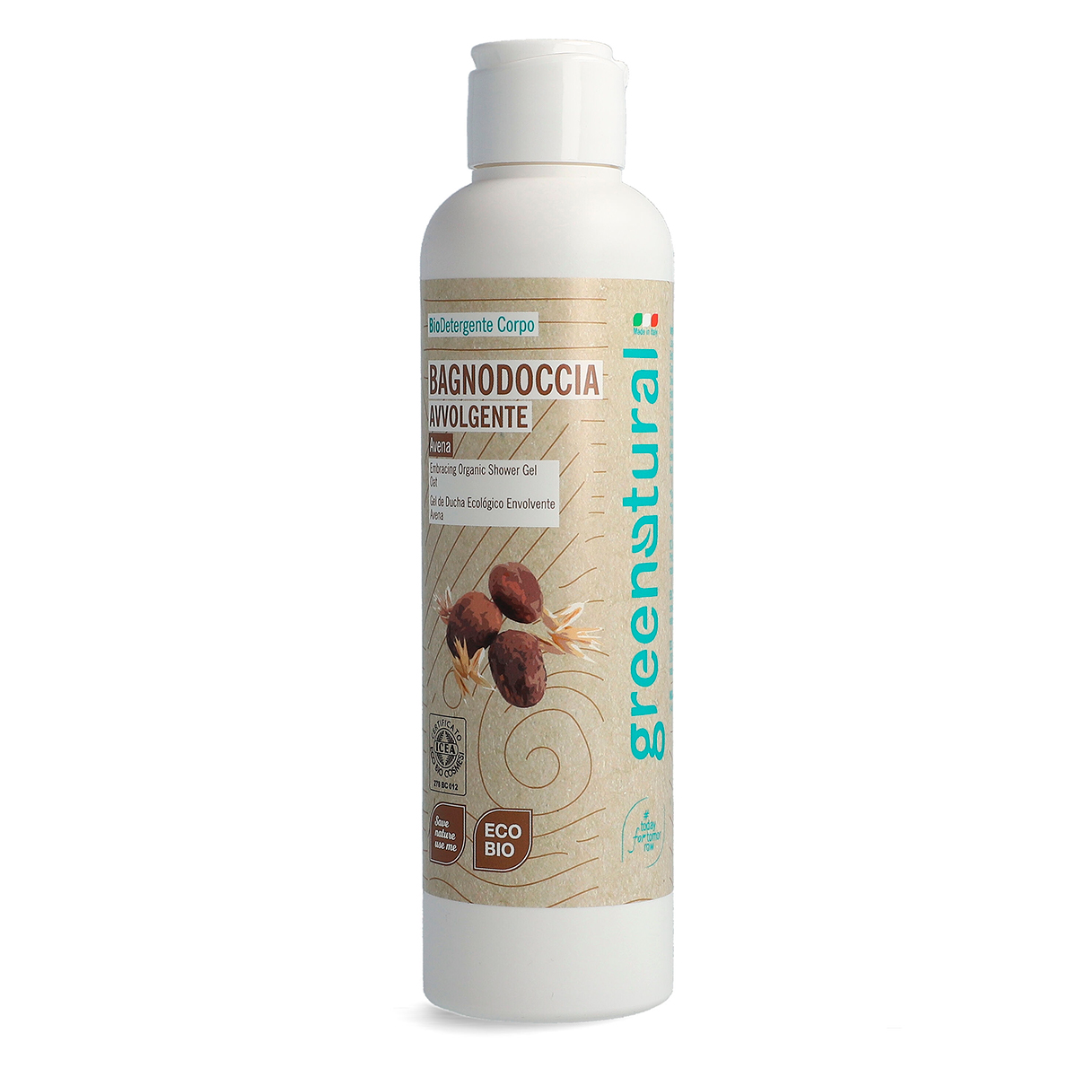 Bagnodoccia delicato eco-bio Avena & Karitè 250 ml.