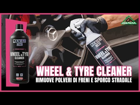 Video Pulitore per cerchi Wheel e Tyre Cleaner 1 litro - Maniac Line