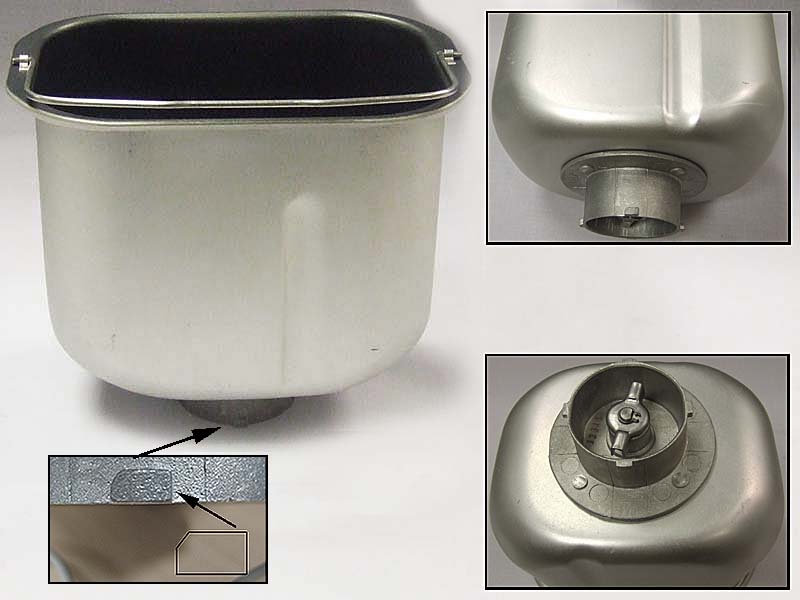 BREADPAN ASSY -  TWIST & LOCK - HEIGHT 168mm