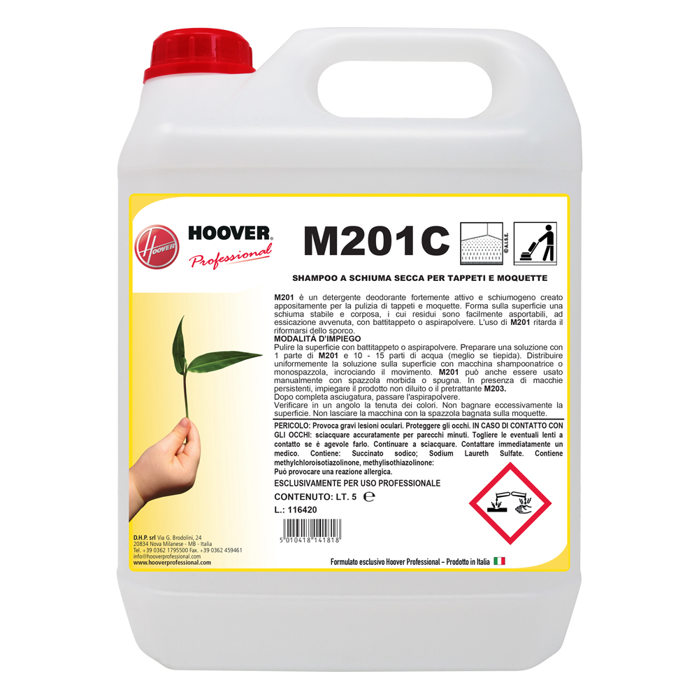 M201C Shampoo a schiuma secca