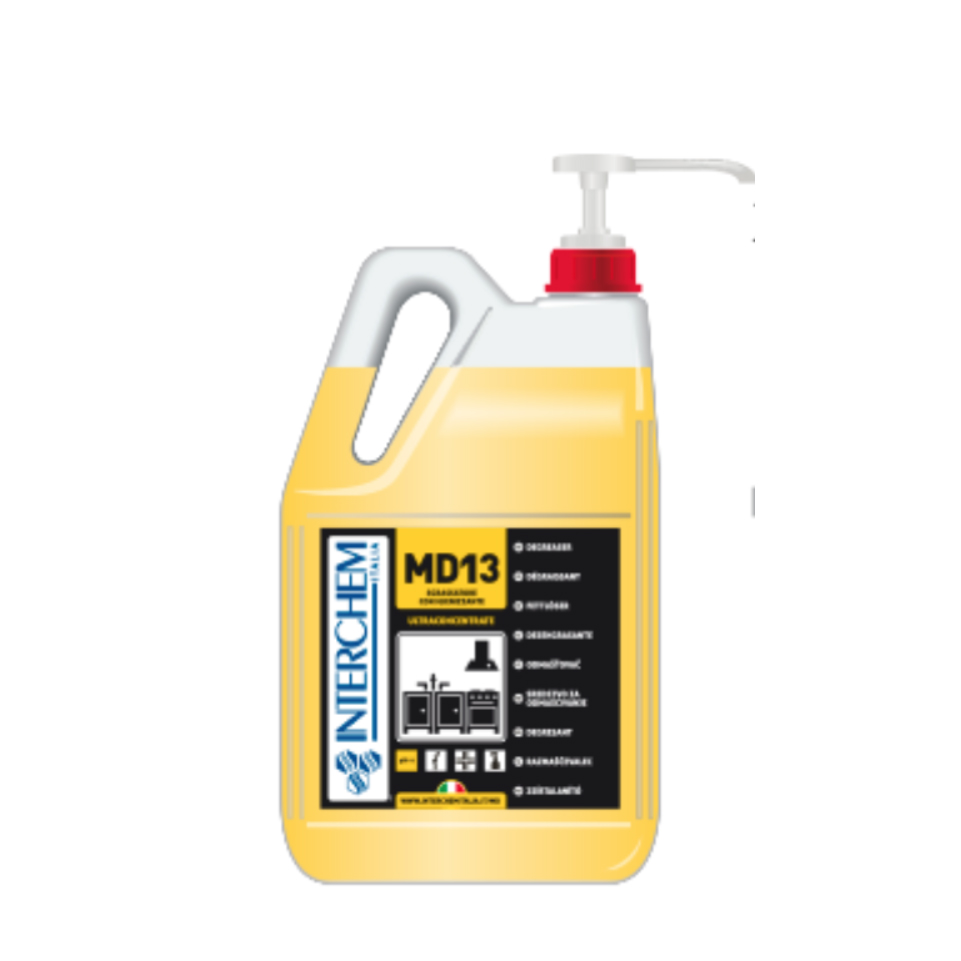 MD13 Detergente sgrassatore. Ultraconcentrato tanica lt 5