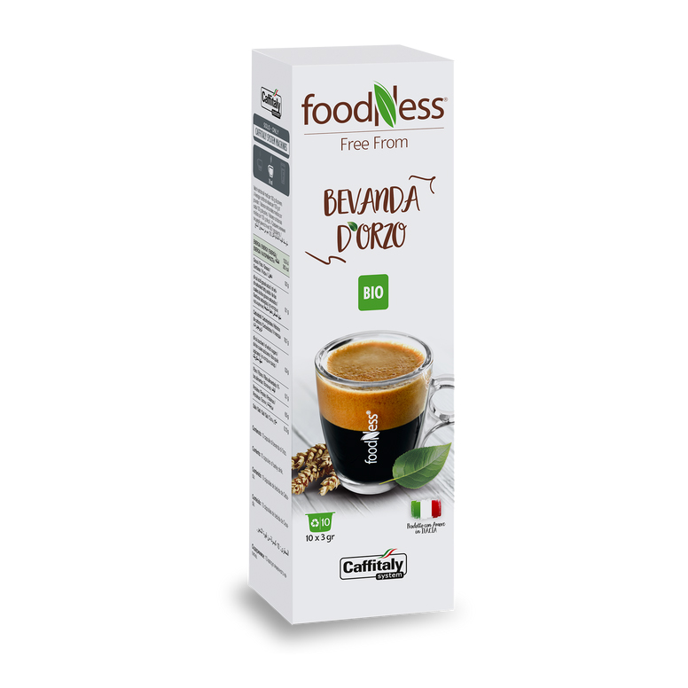 Bevanda d'orzo Foodness confezione 10 capsule