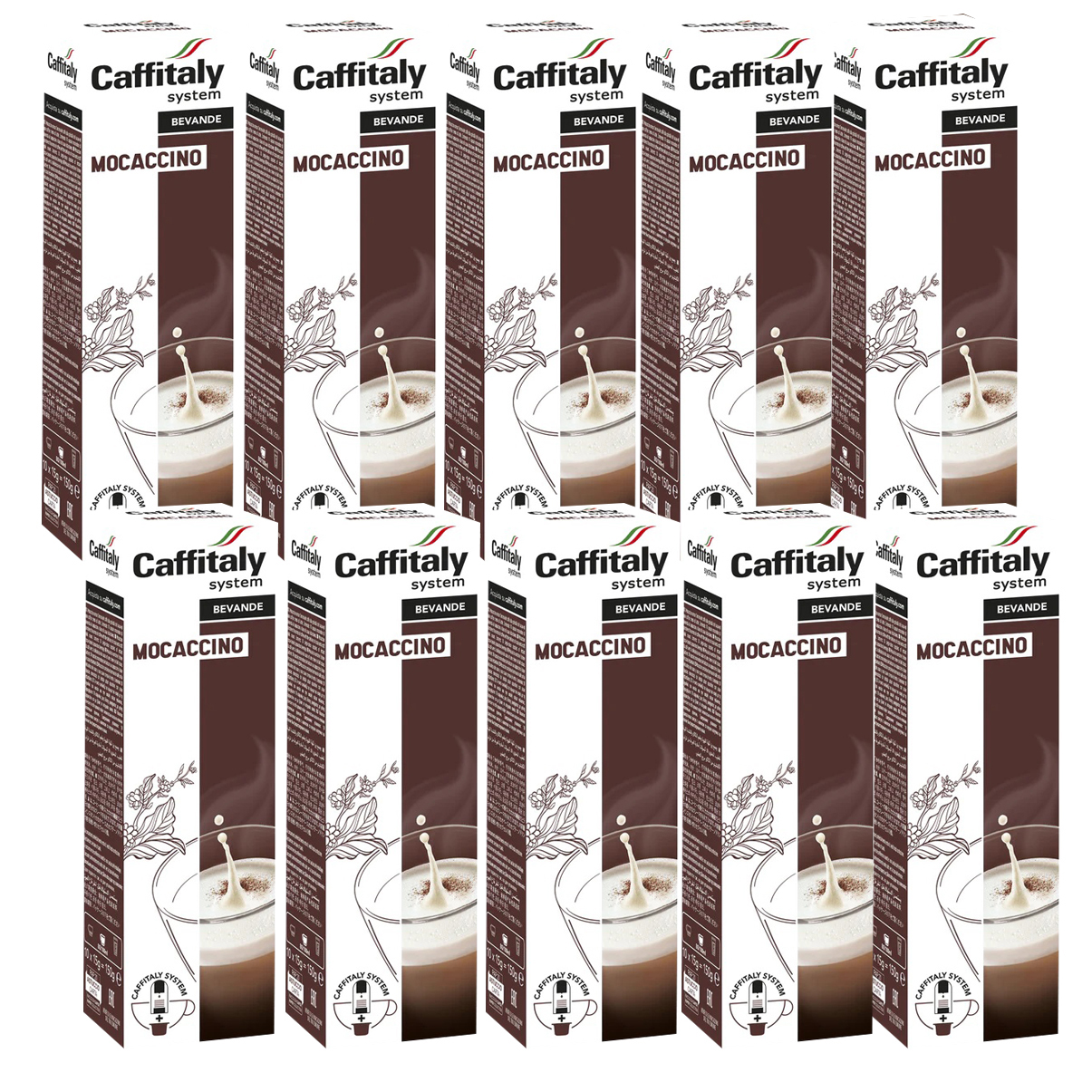 100 Capsule Caffitaly System E'Caffe' Mocaccino