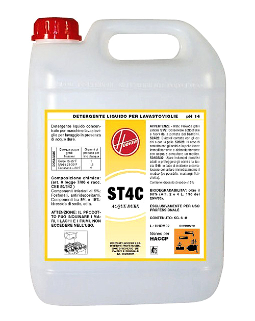 ST4C Detersivo liquido per lavastoviglie