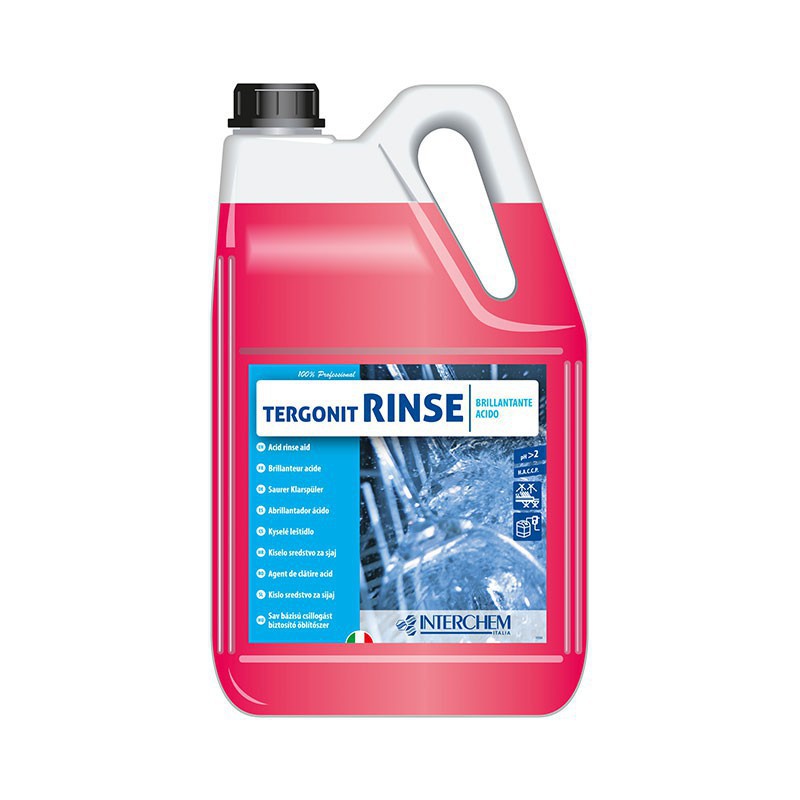 Additivo brillantante Tergonit Rinse 5kg per stoviglie