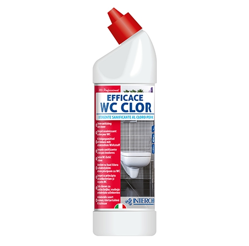 EFFICACE WC CLOR Detergente Sanificante per WC al cloro ml 750