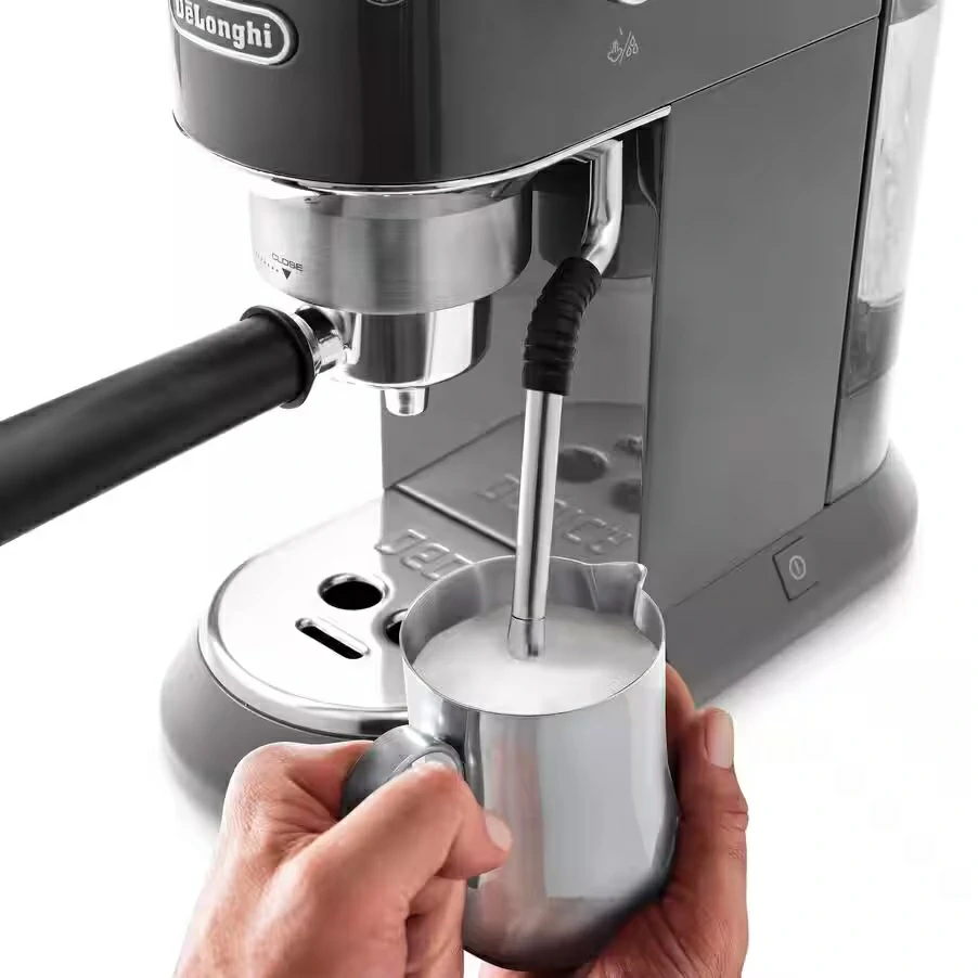 Macchina da caffè manuale De Longhi Dedica Arte EC885.GY con accessori